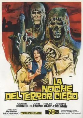 La noche del terror ciego (1972) Men's Colored T-Shirt - idPoster.com