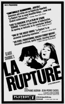 La rupture (1970) Men's Colored Hoodie - idPoster.com