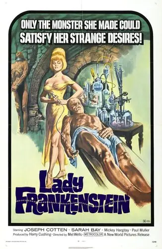 Lady Frankenstein (1971) Men's Colored T-Shirt - idPoster.com