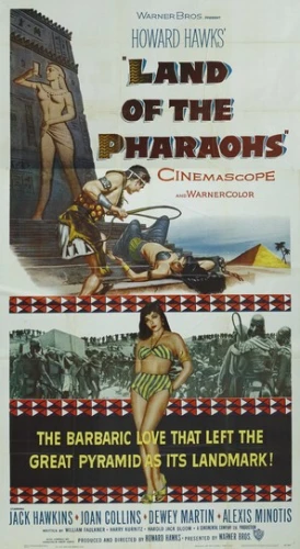 Land of the Pharaohs (1955) Men's Colored  Long Sleeve T-Shirt - idPoster.com