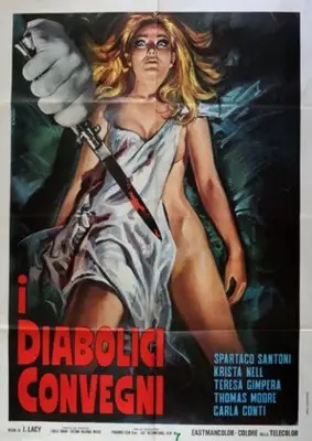 Las amantes del diablo (1971) Drawstring Backpack - idPoster.com