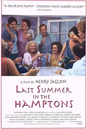 Last Summer In The Hamptons (1995) White Tank-Top - idPoster.com