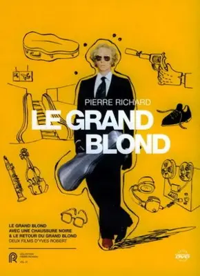 Le grand blond avec une chaussure noire (1972) Men's Colored T-Shirt - idPoster.com