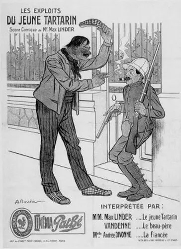 Les exploits du jeune Tartarin 1910 Men's Colored Hoodie - idPoster.com