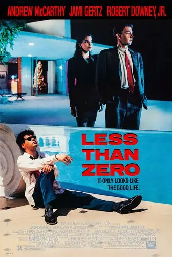 Less Than Zero (1987) White T-Shirt - idPoster.com