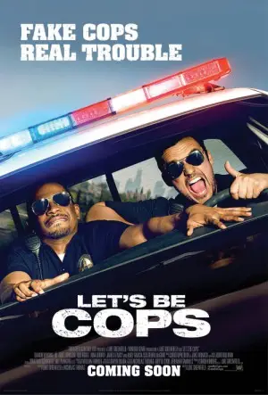 Let's Be Cops (2014) Women's Colored Tank-Top - idPoster.com