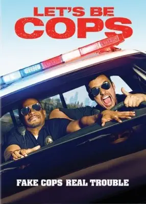 Let's Be Cops (2014) White T-Shirt - idPoster.com