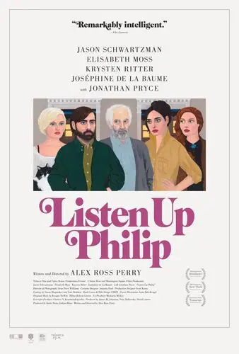 Listen Up Philip (2014) Women's Colored Tank-Top - idPoster.com