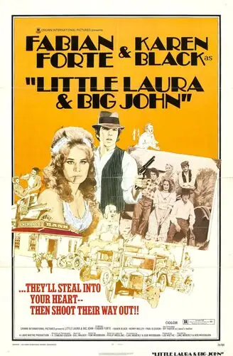 Little Laura and Big John (1973) Women's Colored Hoodie - idPoster.com