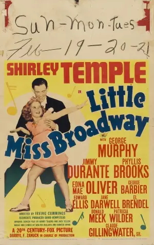 Little Miss Broadway (1938) White T-Shirt - idPoster.com