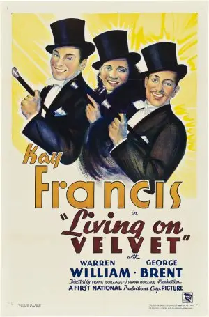 Living on Velvet (1935) Women's Colored T-Shirt - idPoster.com
