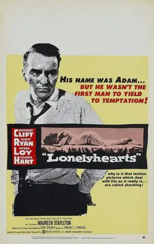 Lonelyhearts (1958) Men's Colored T-Shirt - idPoster.com