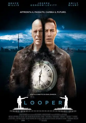 Looper (2012) Drawstring Backpack - idPoster.com