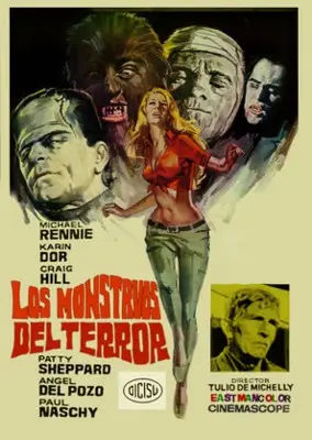 Los monstruos del terror (1970) White T-Shirt - idPoster.com