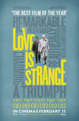 Love Is Strange (2014) Drawstring Backpack - idPoster.com