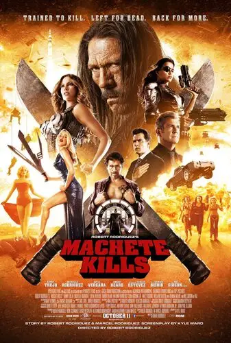 Machete Kills (2013) White T-Shirt - idPoster.com