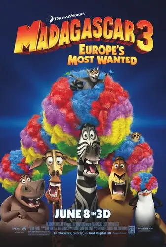 Madagascar 3 (2012) Wall Poster picture 152629