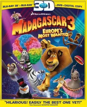 Madagascar 3: Europe's Most Wanted (2012) Women's Colored Hoodie - idPoster.com