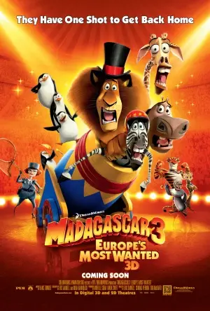 Madagascar 3: Europe's Most Wanted (2012) Wall Poster picture 407315