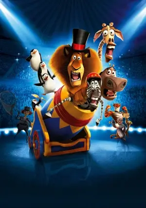 Madagascar 3: Europe's Most Wanted (2012) Women's Colored T-Shirt - idPoster.com
