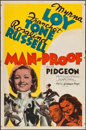Man-Proof (1938) White T-Shirt - idPoster.com