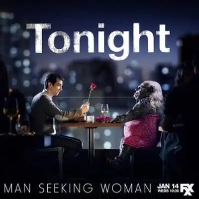 Man Seeking Woman (2015) White Tank-Top - idPoster.com