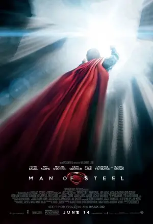 Man of Steel (2013) White T-Shirt - idPoster.com