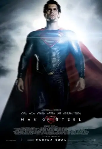 Man of Steel (2013) Men's Colored  Long Sleeve T-Shirt - idPoster.com