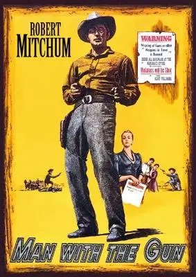 Man with the Gun (1955) Men's Colored  Long Sleeve T-Shirt - idPoster.com