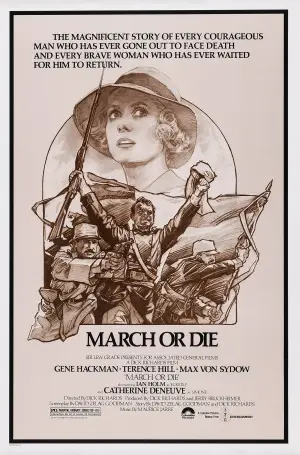 March or Die (1977) White Tank-Top - idPoster.com