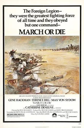March or Die (1977) Baseball Cap - idPoster.com