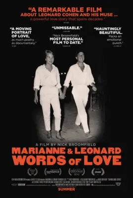 Marianne and Leonard: Words of Love (2019) White T-Shirt - idPoster.com