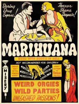 Marihuana (1936) Women's Colored  Long Sleeve T-Shirt - idPoster.com