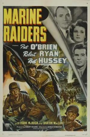 Marine Raiders (1944) White T-Shirt - idPoster.com