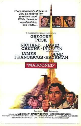 Marooned (1969) White Tank-Top - idPoster.com