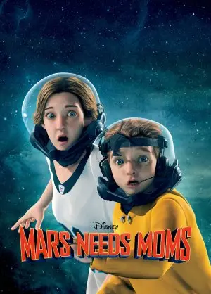 Mars Needs Moms (2011) White T-Shirt - idPoster.com