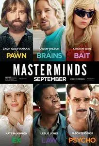 Masterminds (2016) posters and prints