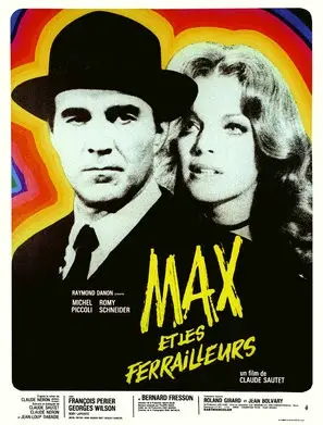 Max et les ferrailleurs (1971) Men's Colored Hoodie - idPoster.com