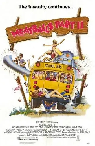 Meatballs Part II (1984) Drawstring Backpack - idPoster.com