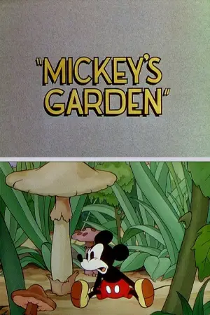 Mickeys Garden (1935) Men's Colored  Long Sleeve T-Shirt - idPoster.com