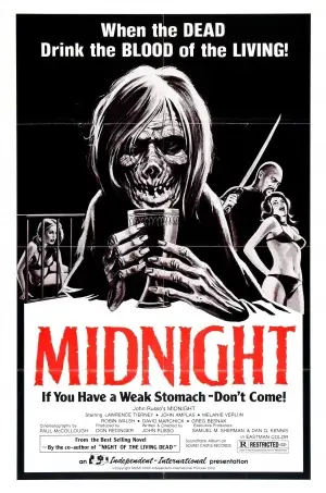 Midnight (1982) Men's Colored Hoodie - idPoster.com