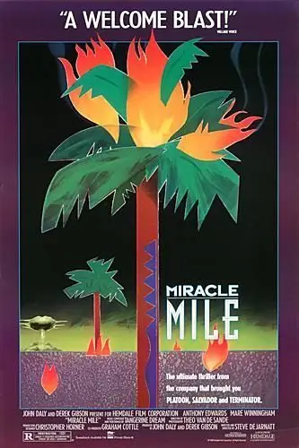 Miracle Mile (1989) Women's Colored Tank-Top - idPoster.com