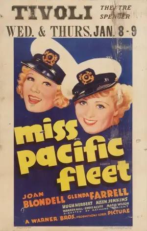 Miss Pacific Fleet (1935) White T-Shirt - idPoster.com