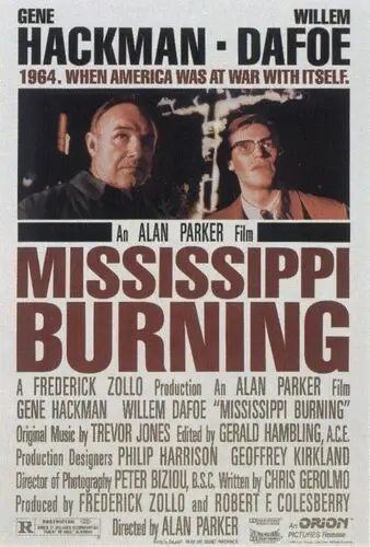 Mississippi Burning (1988) Men's Colored  Long Sleeve T-Shirt - idPoster.com