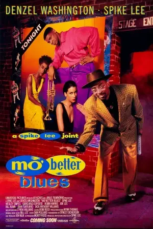 Mo Better Blues (1990) Drawstring Backpack - idPoster.com