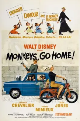 Monkeys, Go Home! (1967) White T-Shirt - idPoster.com