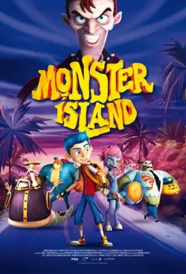 Monster Island (2017) White Tank-Top - idPoster.com