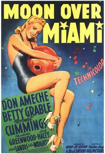 Moon Over Miami (1941) Men's Colored Hoodie - idPoster.com