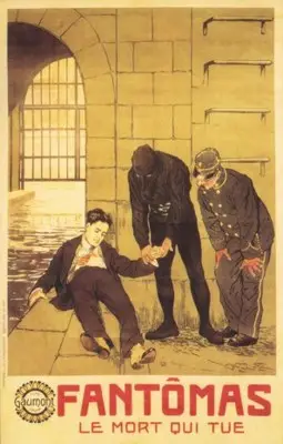 Mort qui tue, Le (1913) Men's Colored Hoodie - idPoster.com