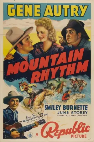 Mountain Rhythm (1939) Women's Colored T-Shirt - idPoster.com